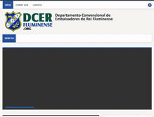 Tablet Screenshot of dcerfluminense.org